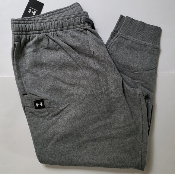 UNDER ARMOUR mens fleece Joggers sweatpants Size 3XL Gray - Picture 2 of 7